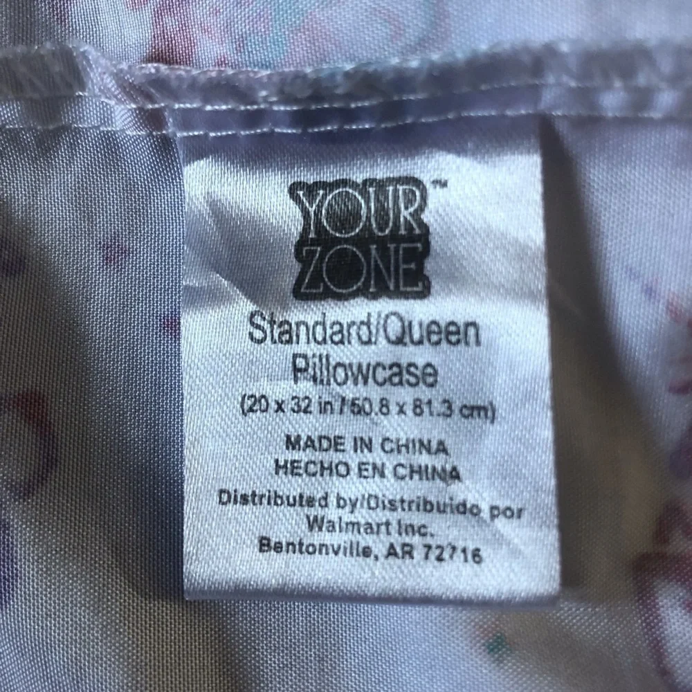 Your Zone purple unicorn sheets in twin size